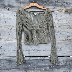 Vintage Fairy Mesh Crop cardigan